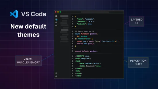VS Code Dark 2026 — New Default Theme Changes